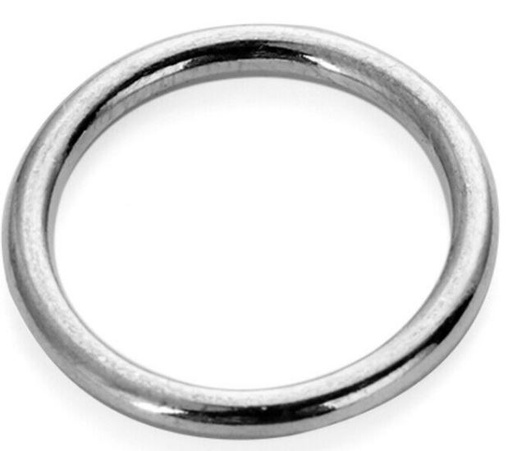 [SZ514] Steel Decorative Ring, 120x12mm, Zinc Plated