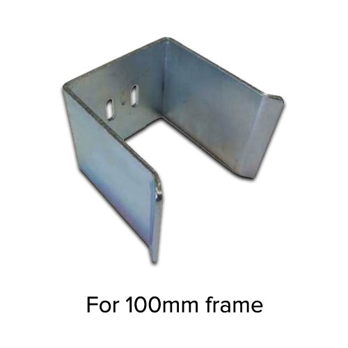 [SGSB427] Steel Sliding Gate Holder/Catcher for Gates 100mm, Small Profile - Zinc