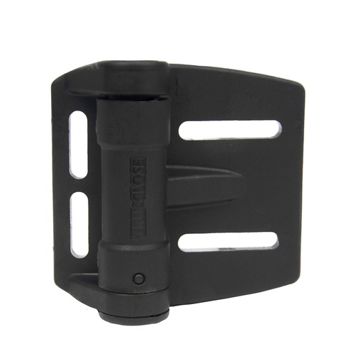 [HN705] D&D TruClose Adjustable Round Self Closing Hinges - 25kg, Black, Mini Multi-Adjust, Two Legs - Pair