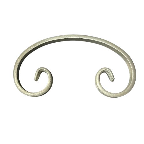 [MT122] C Scroll 180x95x12x6mm- Zinc Plated