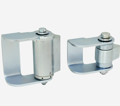 [HN495] D&D Steel Self Closing BadAss Face Mount Hinge Set - Zinc Finish, Up To 140kg - Set