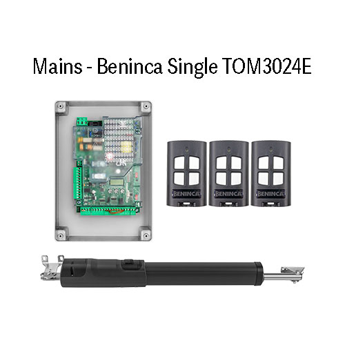 [MOT370SMVK] Mains Voltage Beninca Single TOM3024E Kit