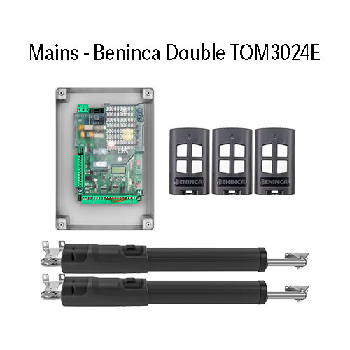 [MOT370DMVK] Mains Voltage Beninca Double TOM3024E Kit