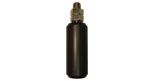 [WH171] Sliding Gate Guide Roller - 40x100mm, M18 Bolt, Black