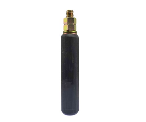 [WH176] Sliding Gate Guide Roller - 40x150mm, M18 Bolt, Black